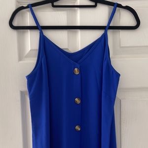 Blue tank top dress
